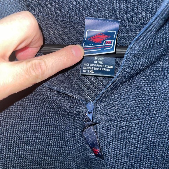 Vans Ski Snowboard 1/4 Zip Logo Sweater XXL - Picture 2 of 2